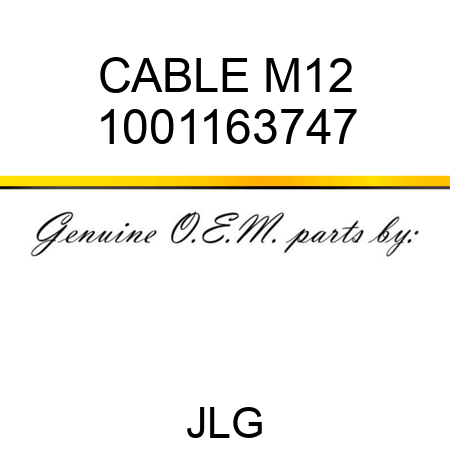CABLE M12 1001163747