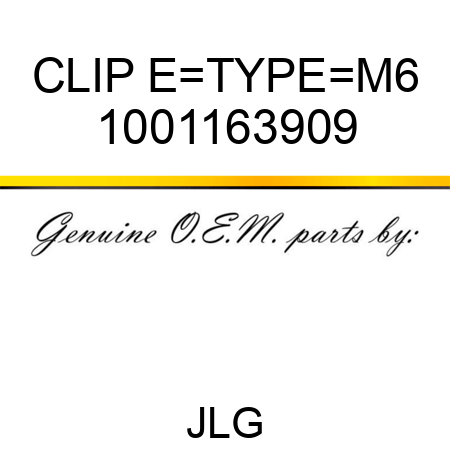 CLIP E_TYPE_M6 1001163909