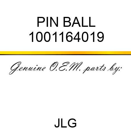 PIN BALL 1001164019