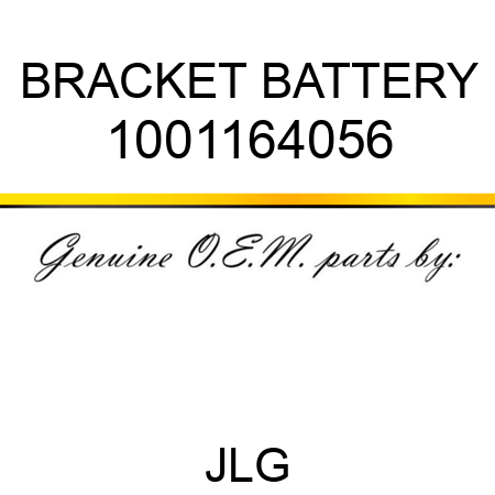 BRACKET BATTERY 1001164056