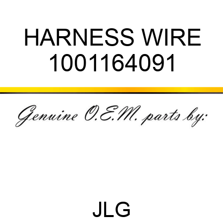 HARNESS WIRE 1001164091