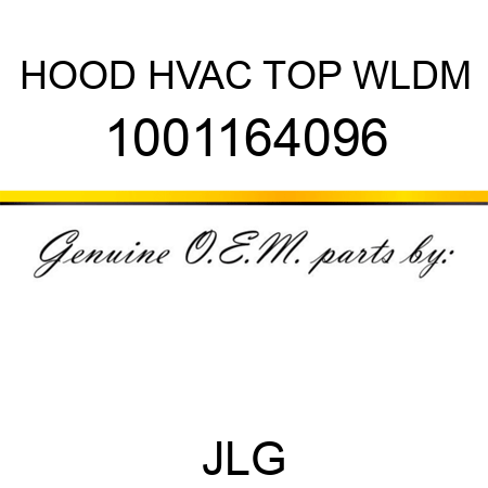 HOOD HVAC TOP WLDM 1001164096