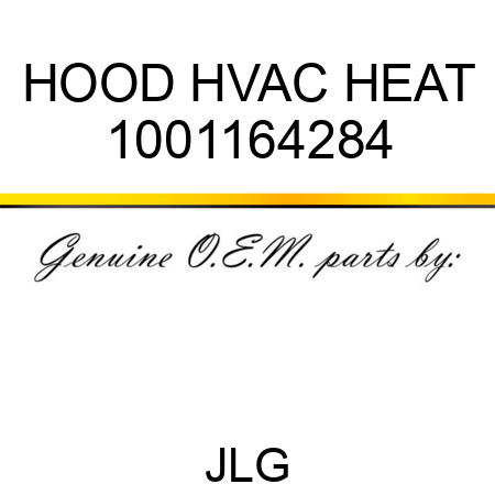 HOOD HVAC HEAT 1001164284