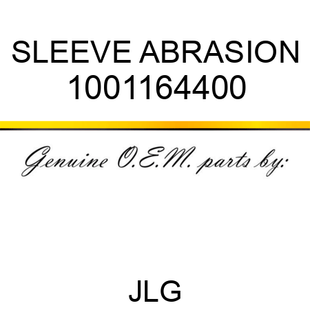 SLEEVE ABRASION 1001164400