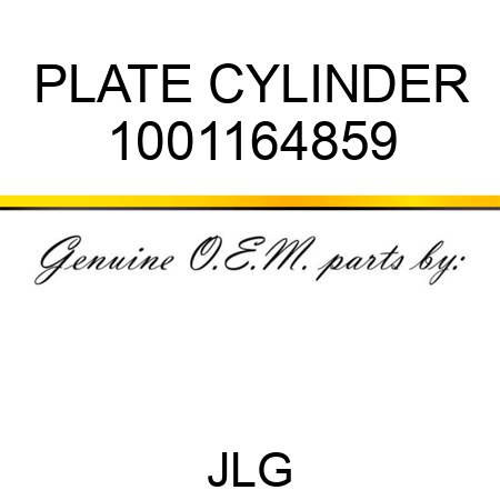 PLATE CYLINDER 1001164859