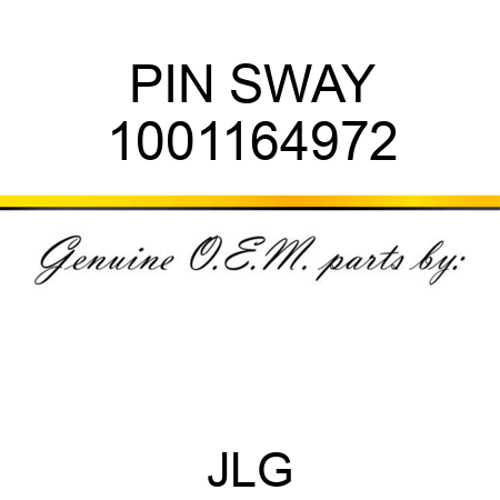 PIN SWAY 1001164972