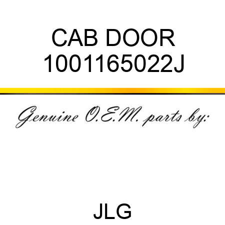 CAB DOOR 1001165022J