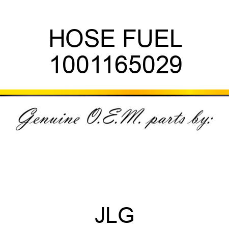 HOSE FUEL 1001165029