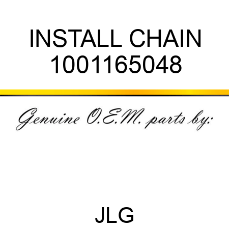 INSTALL CHAIN 1001165048