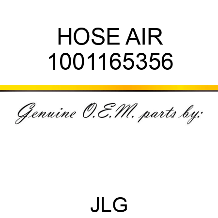 HOSE AIR 1001165356