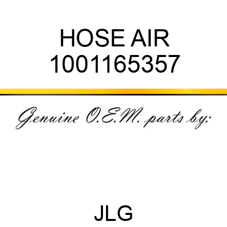 HOSE AIR 1001165357