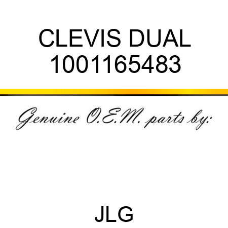 CLEVIS DUAL 1001165483