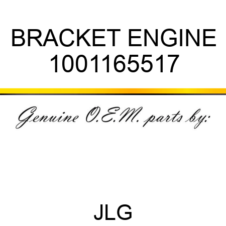 BRACKET ENGINE 1001165517