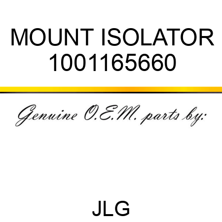 MOUNT ISOLATOR 1001165660