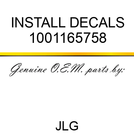 INSTALL DECALS 1001165758