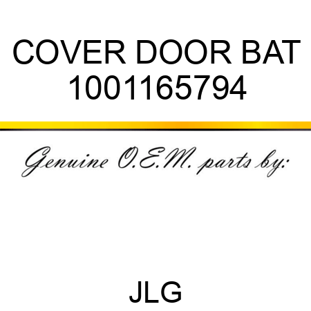 COVER DOOR BAT 1001165794
