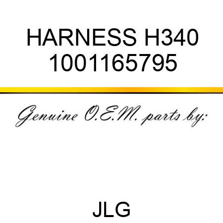 HARNESS H340 1001165795