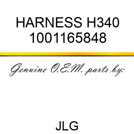 HARNESS H340 1001165848