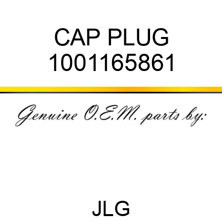 CAP PLUG 1001165861