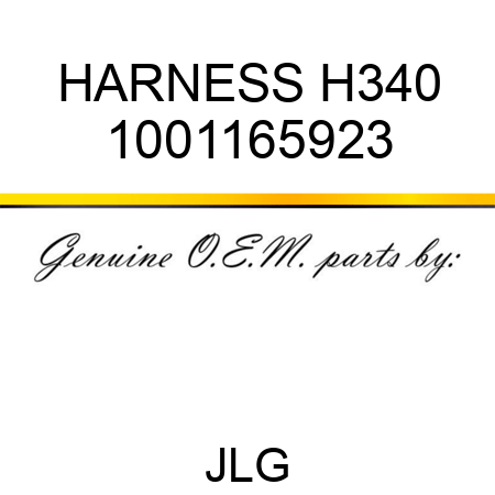 HARNESS H340 1001165923