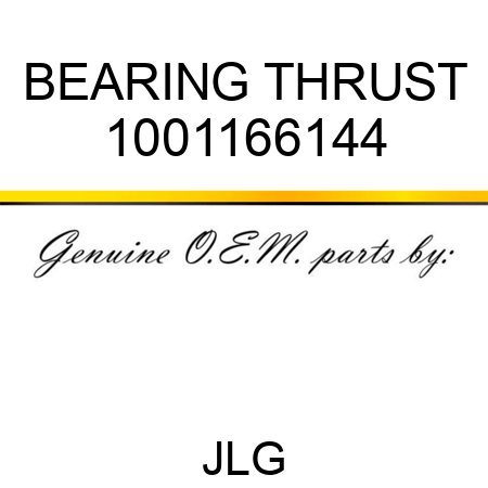 BEARING THRUST 1001166144