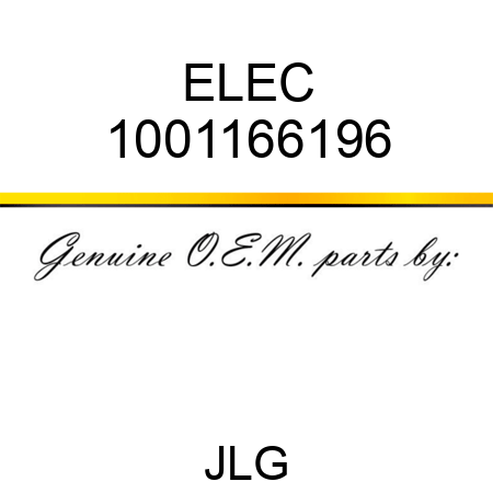 ELEC 1001166196
