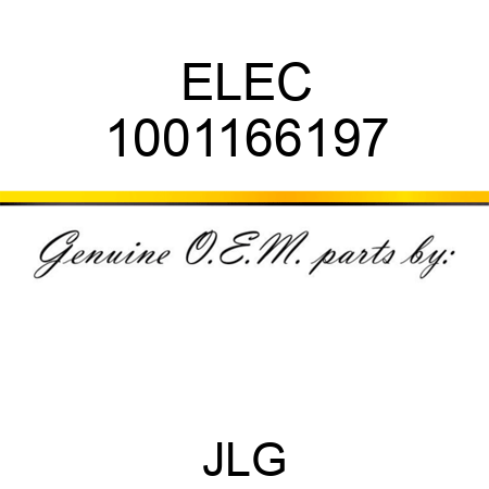 ELEC 1001166197