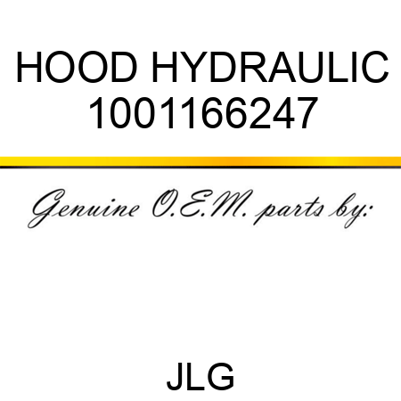 HOOD HYDRAULIC 1001166247
