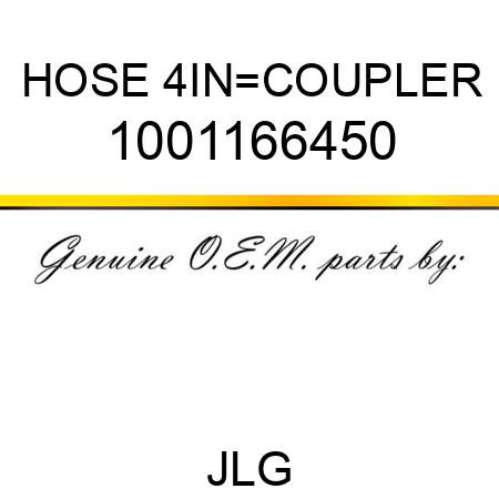 HOSE 4IN_COUPLER 1001166450