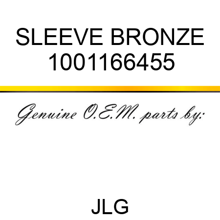SLEEVE BRONZE 1001166455