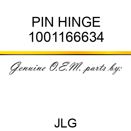 PIN HINGE 1001166634
