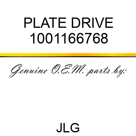 PLATE DRIVE 1001166768