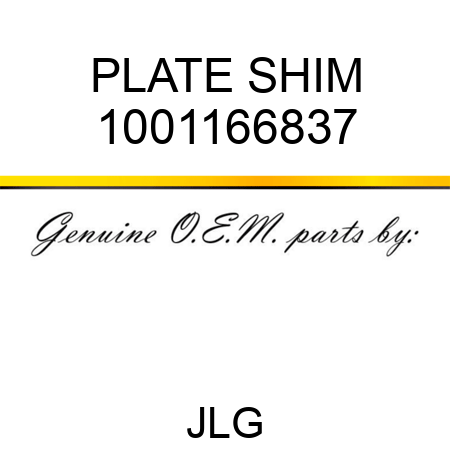 PLATE SHIM 1001166837