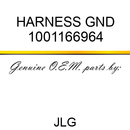 HARNESS GND 1001166964