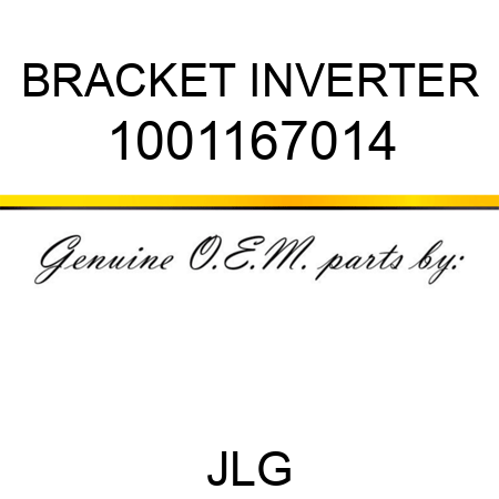 BRACKET INVERTER 1001167014