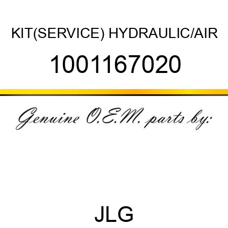 KIT(SERVICE) HYDRAULIC/AIR 1001167020