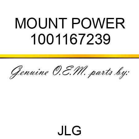 MOUNT POWER 1001167239