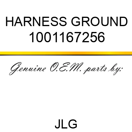 HARNESS GROUND 1001167256