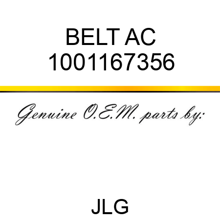 BELT AC 1001167356