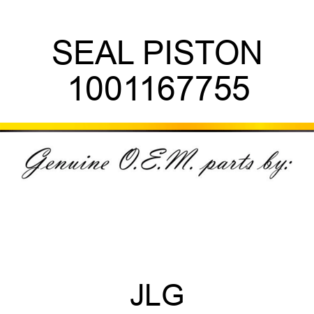 SEAL PISTON 1001167755