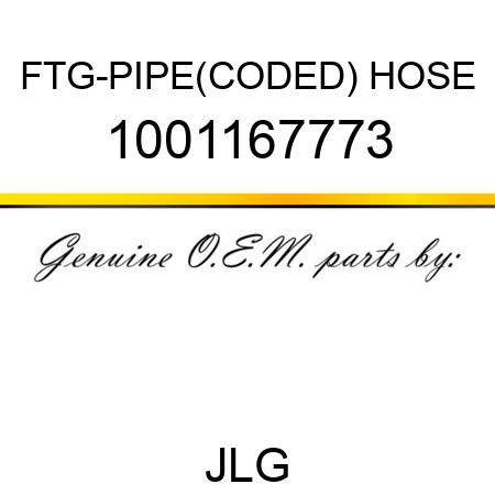 FTG-PIPE(CODED) HOSE 1001167773