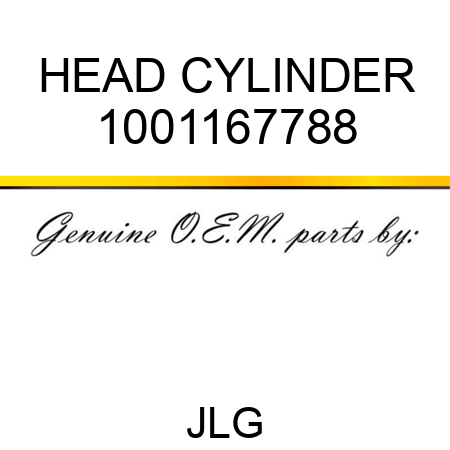 HEAD CYLINDER 1001167788