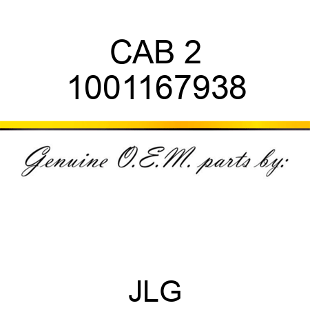 CAB 2 1001167938