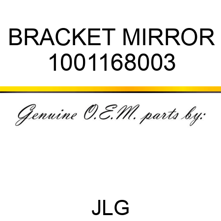 BRACKET MIRROR 1001168003