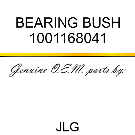 BEARING BUSH 1001168041