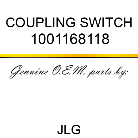 COUPLING SWITCH 1001168118