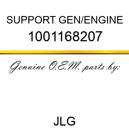SUPPORT GEN/ENGINE 1001168207
