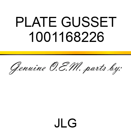 PLATE GUSSET 1001168226