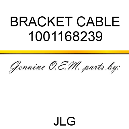 BRACKET CABLE 1001168239