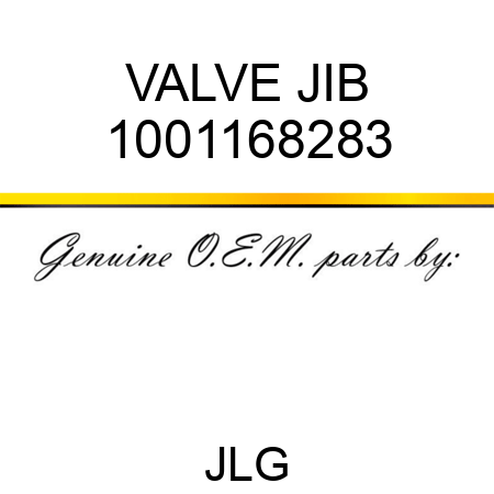 VALVE JIB 1001168283